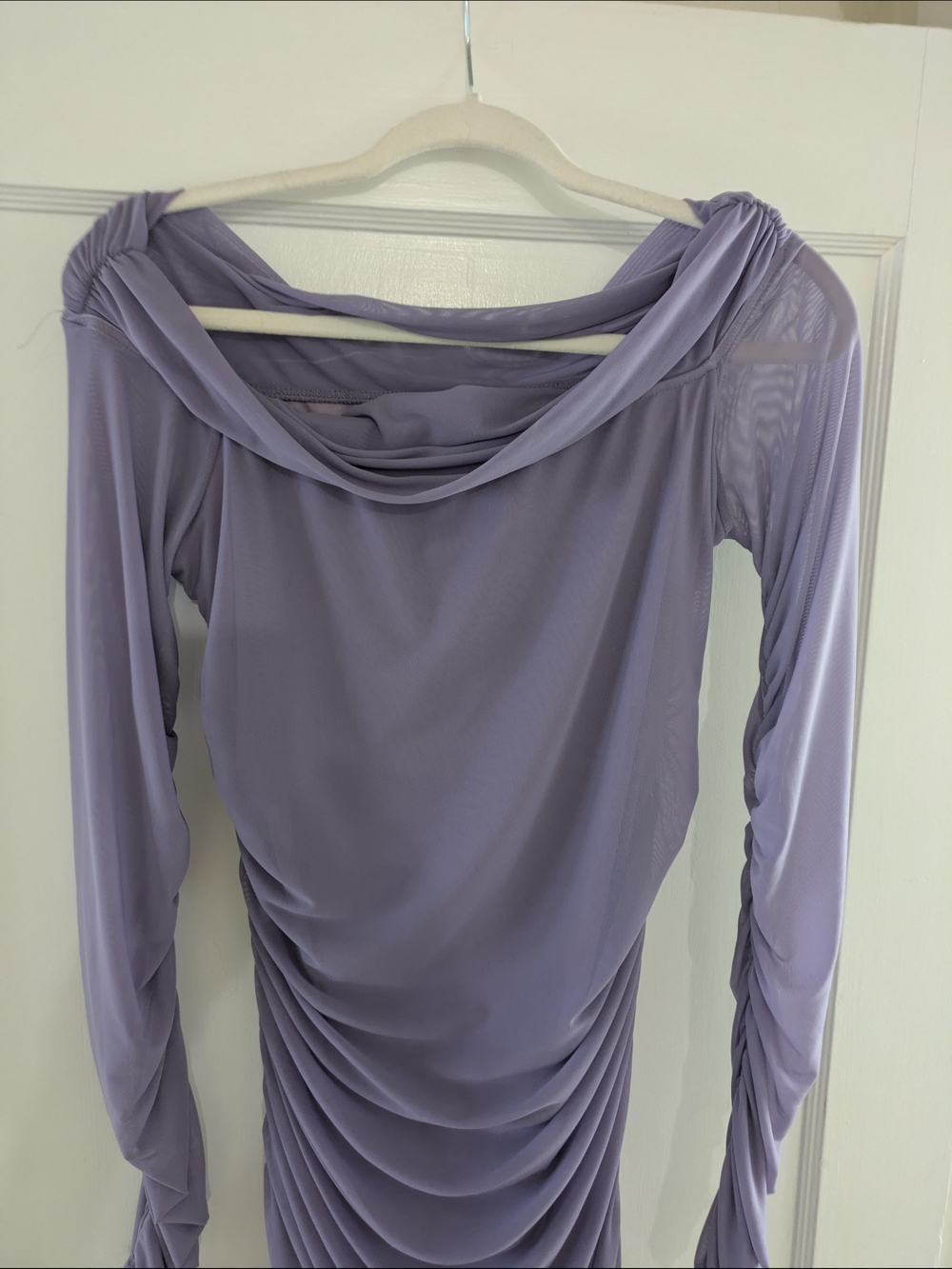 Spring Summer Romantic Lavender Dress🌸🌷🪻